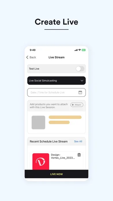 Captures d'écran de SWIRL - Sell with Live Video