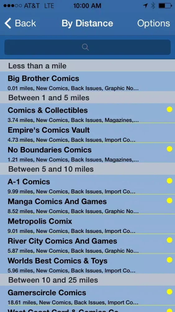 Captures d'écran de Comic Store Finder