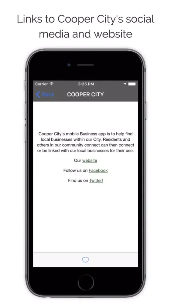 ภาพหน้าจอของ Cooper City Biz Finder