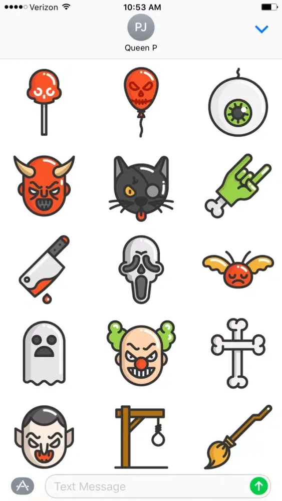 Скриншоты Fun Halloween Stickers