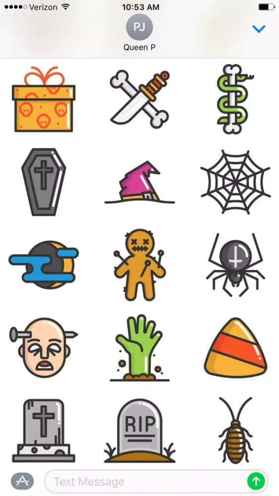 Скриншоты Fun Halloween Stickers