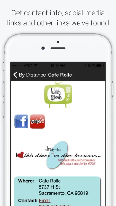 Ảnh chụp màn hình của Diners & Drive-Ins Unofficial