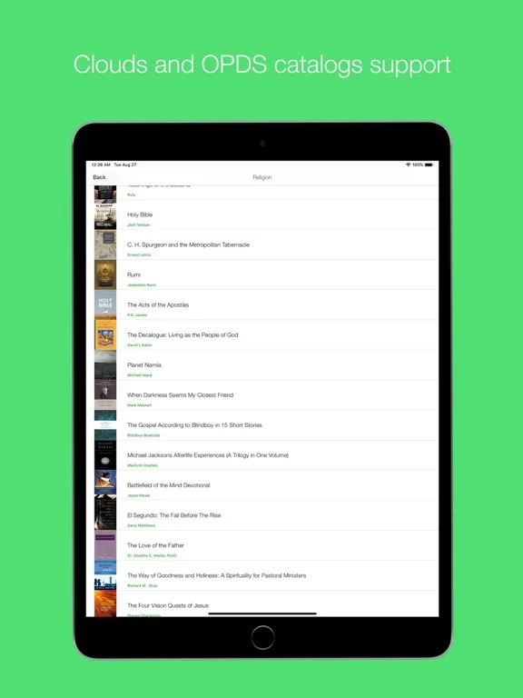 Tangkapan skrin EPUB Aloud: Book Voice Reader iPad 
