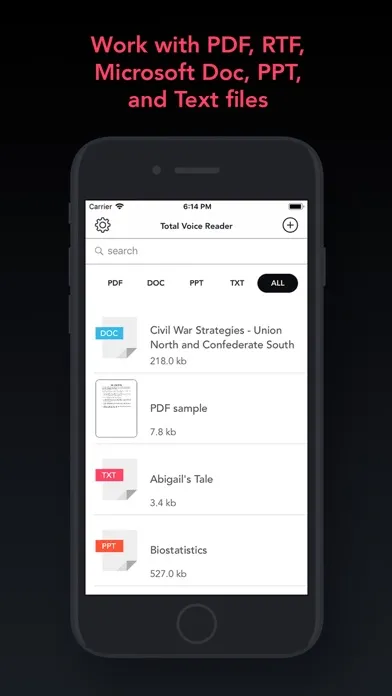 Скриншоты Total Reader - Text to Speech