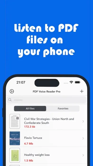 Tangkapan skrin PDF Voice Reader Aloud