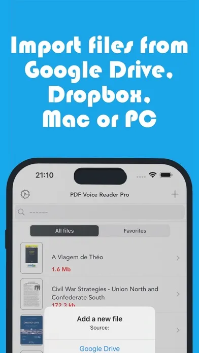 Tangkapan skrin PDF Voice Reader Aloud