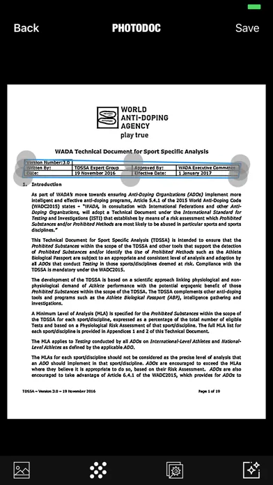 Tangkapan layar Photodoc - PDF scan with OCR