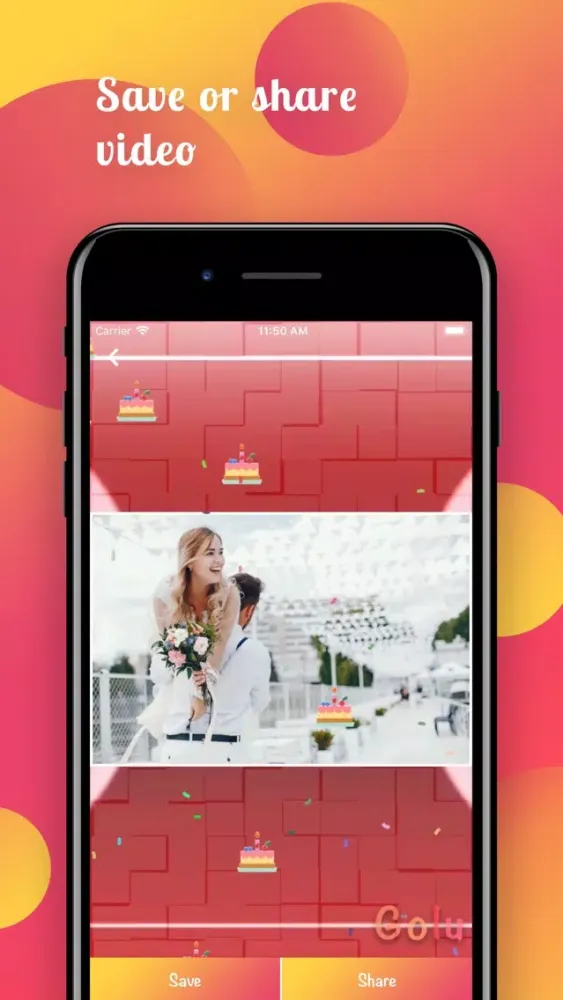 Capturas de tela do GOLU: Theme Video Status Maker