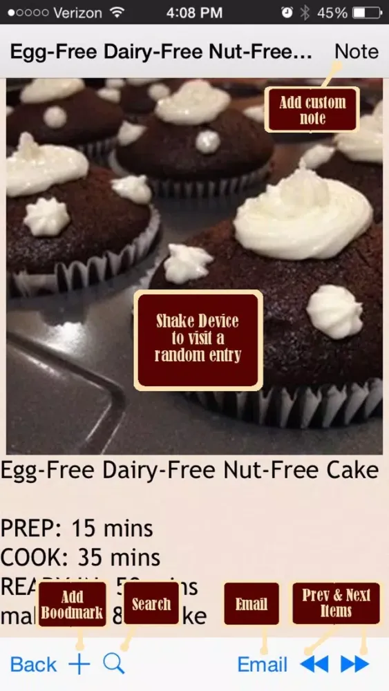 Tangkapan skrin 400 Dairy Free Recipes