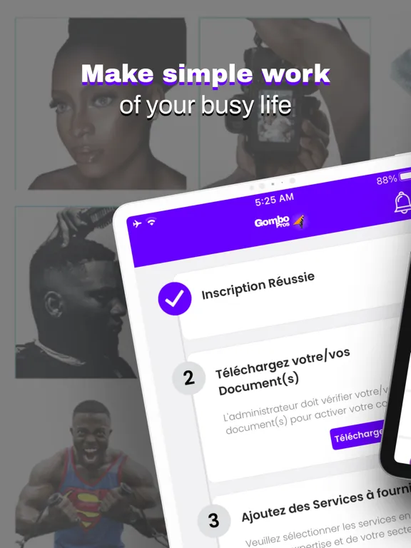 Tangkapan skrin Gombo Pros: Grow your business iPad 