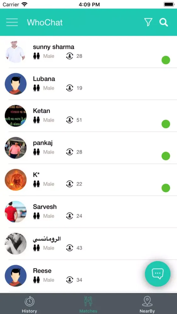 Capturas de pantalla de WhoChat : Match Chat & Dating