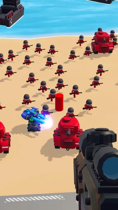 Snipe Gun War : Defense Beach স্ক্রিনশট