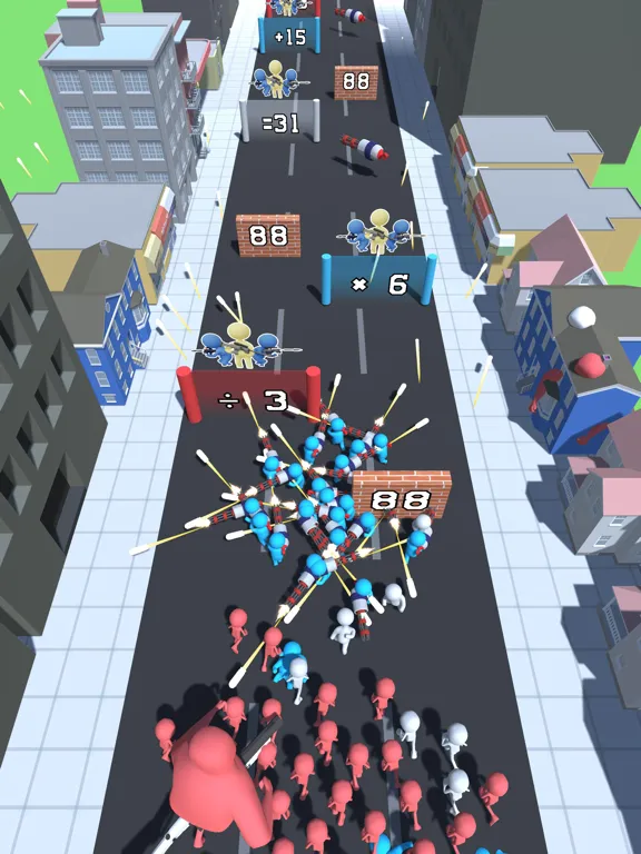 ภาพหน้าจอของ Gun War Run iPad 