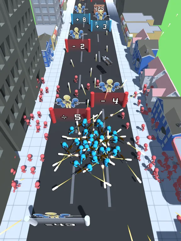 ภาพหน้าจอของ Gun War Run iPad 