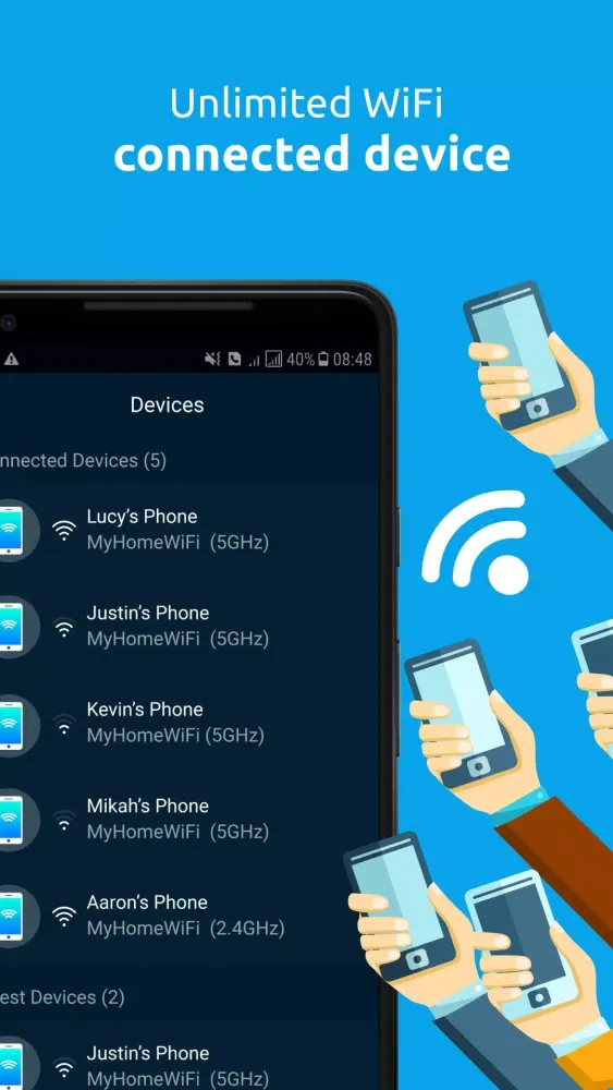 Tangkapan skrin WiFi Hotspot, Personal hotspot