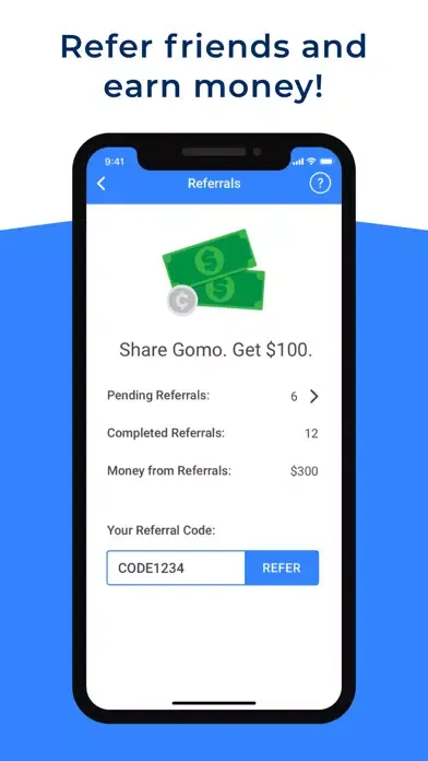 Gomo: Delivery and Rideshare スクリーンショット