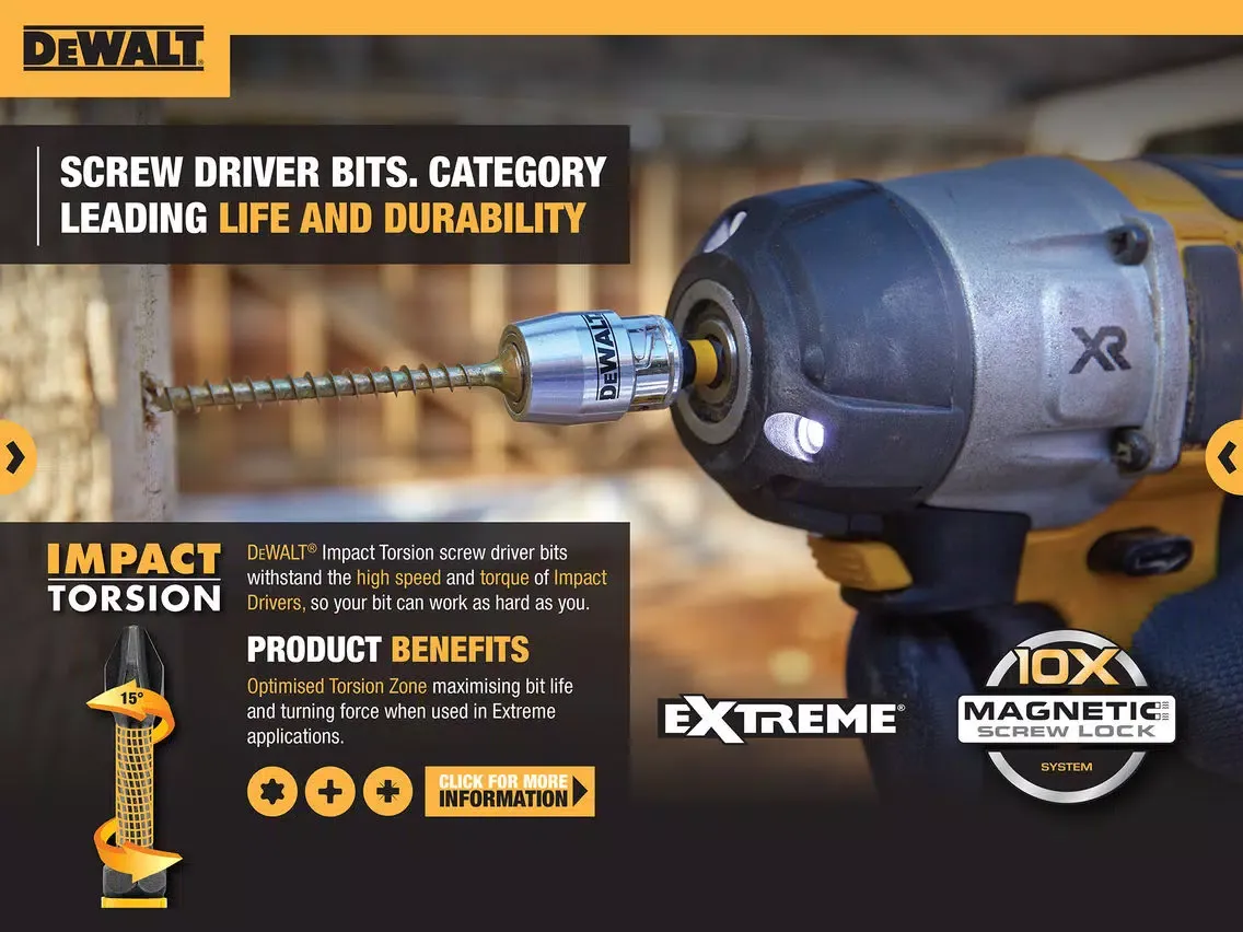 ภาพหน้าจอของ DEWALT News iPad 