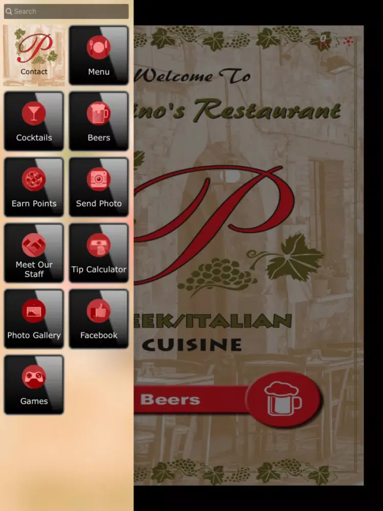Piccolino's Restaurant iPad  스크린샷