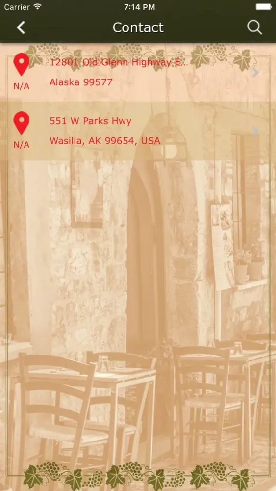 Piccolino's Restaurant 스크린샷