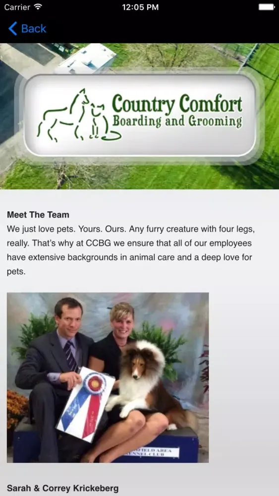 Country Comfort Boarding & Grooming应用截图