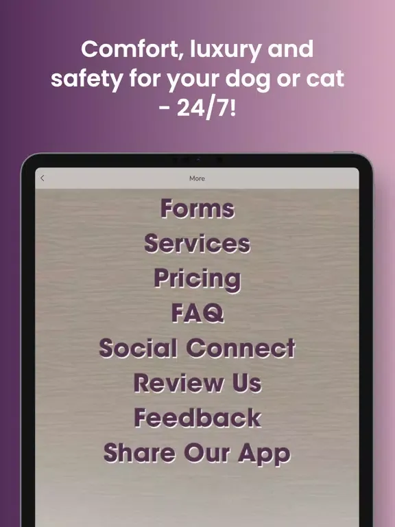 ภาพหน้าจอของ Four Paws Pet Hotel & Resort iPad