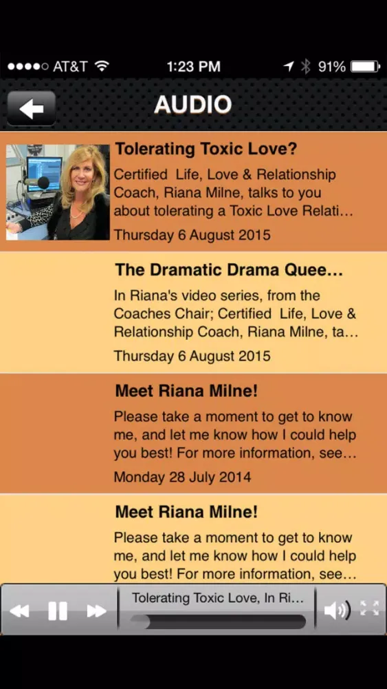 Zrzuty ekranu My Relationship Coach