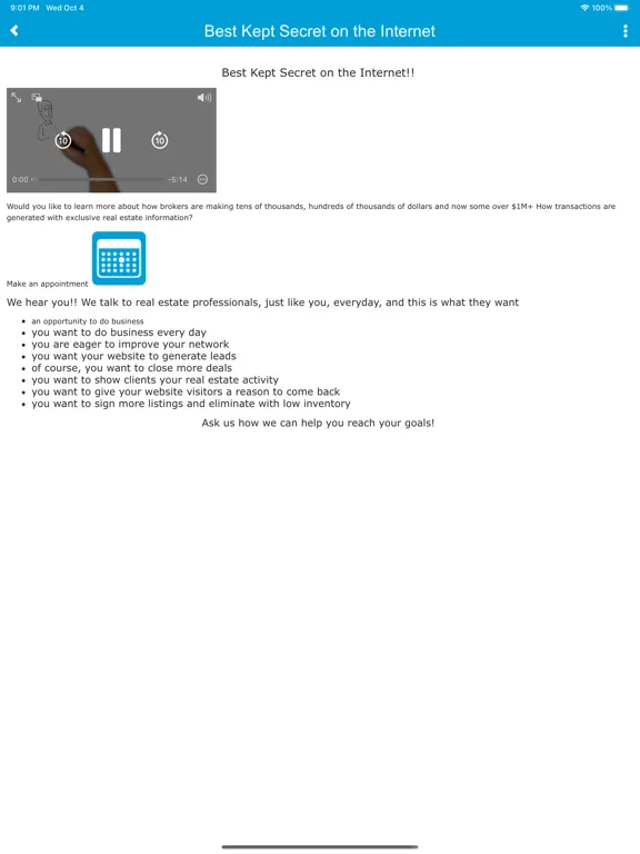 ICIWorld Global Real Estate iPad  スクリーンショット