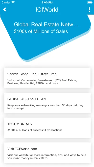 ICIWorld Global Real Estate スクリーンショット
