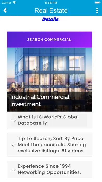 ICIWorld Global Real Estate スクリーンショット