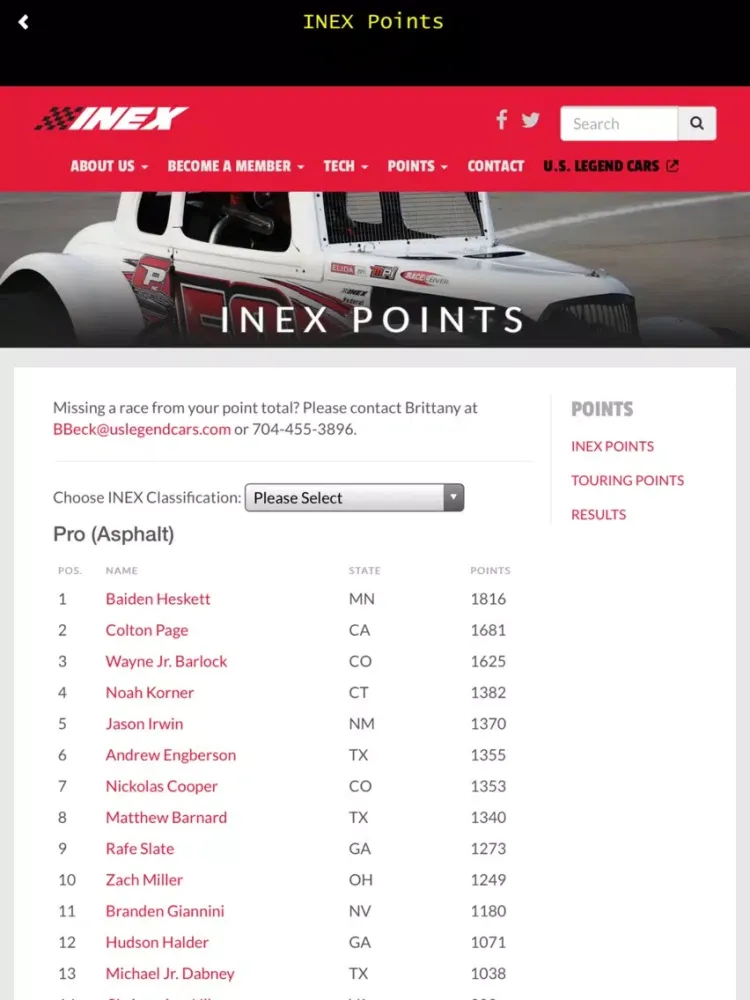 Screenshot di Go Motorsports Shop iPad 
