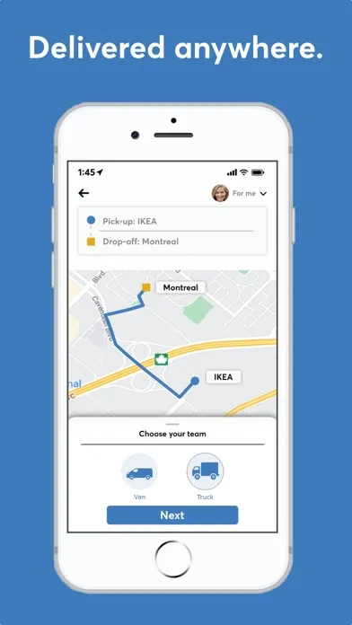 Ảnh chụp màn hình của Gomove Moving & Delivery