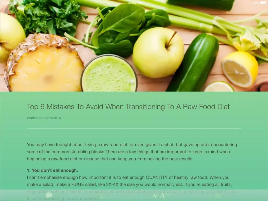 Tangkapan skrin Body Cleanse: simple way to detox you body iPad 