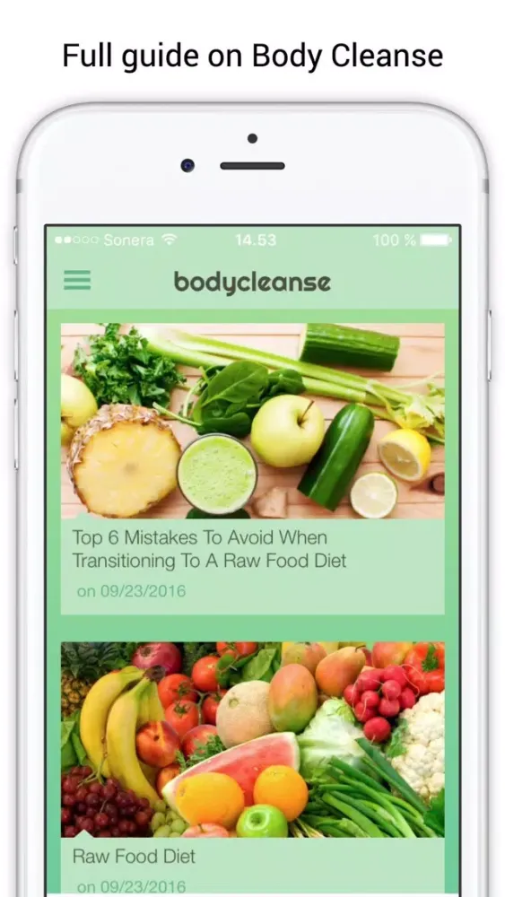Tangkapan skrin Body Cleanse: simple way to detox you body