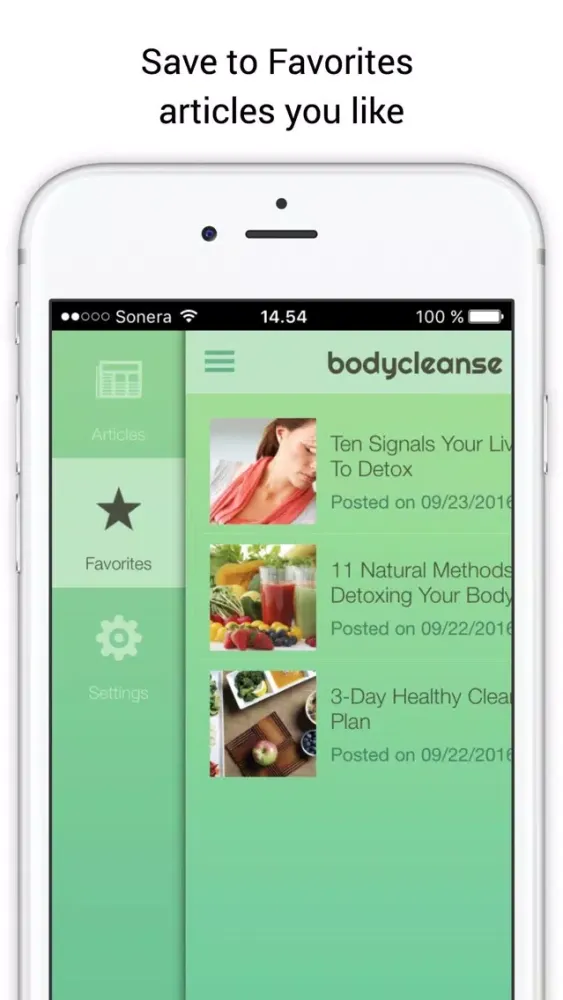 Tangkapan skrin Body Cleanse: simple way to detox you body