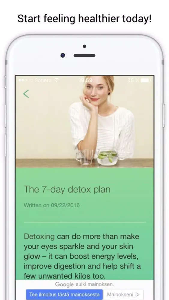 Tangkapan skrin Body Cleanse: simple way to detox you body
