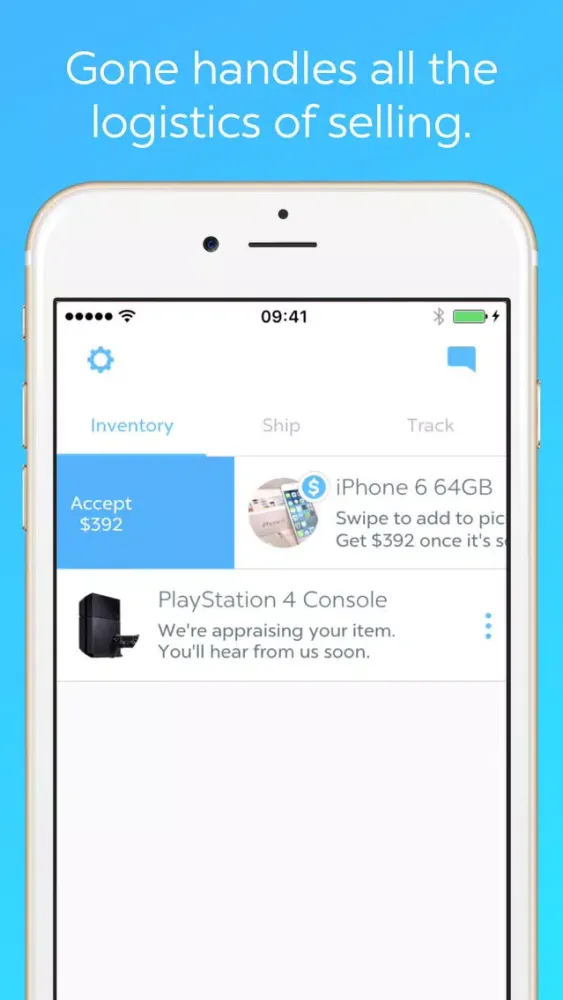 Gone - Sell Easy and Fast Screenshots