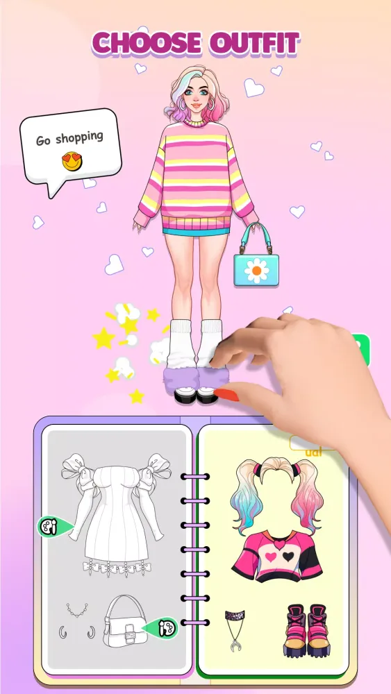 Coloring Crafts: Paper Dolls Screenshots
