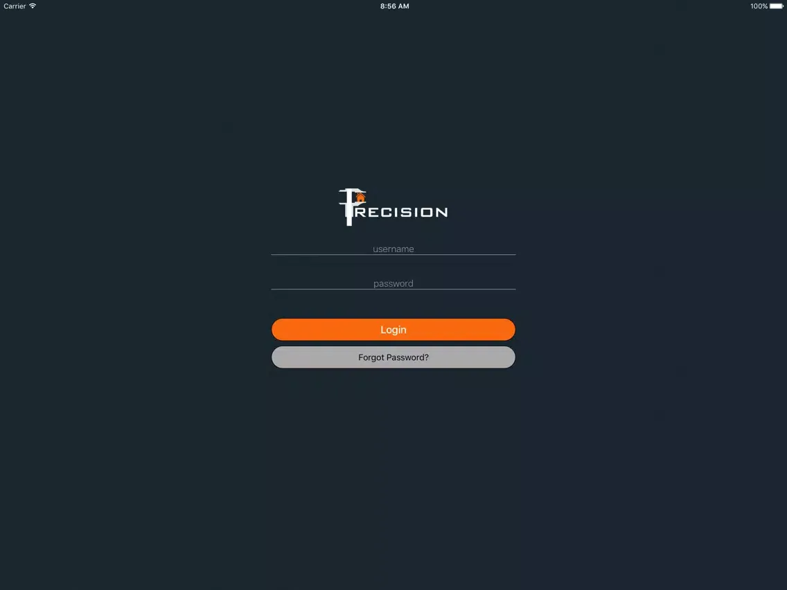 Precision Mobile iPad  स्क्रीनशॉट