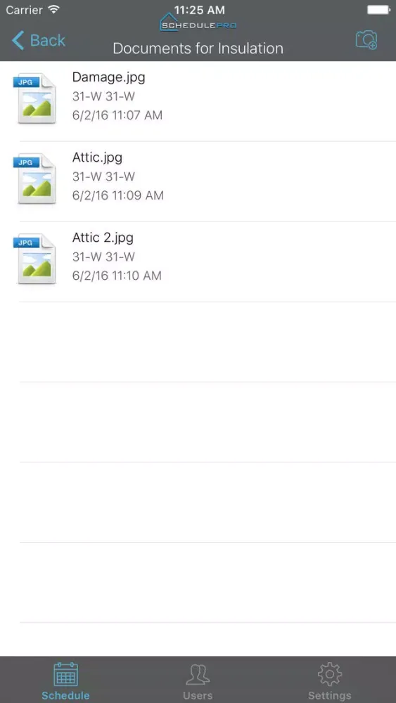 Captures d'écran de SchedulePro Mobile