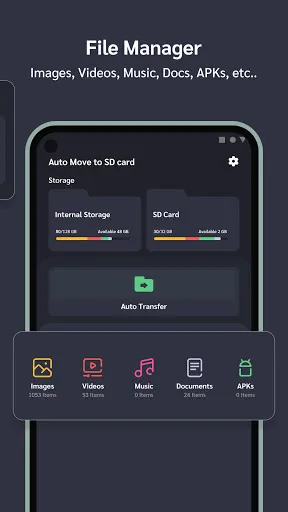 Скриншоты Auto Move To SD Card