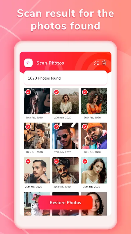 Photo recovery Screenshots
