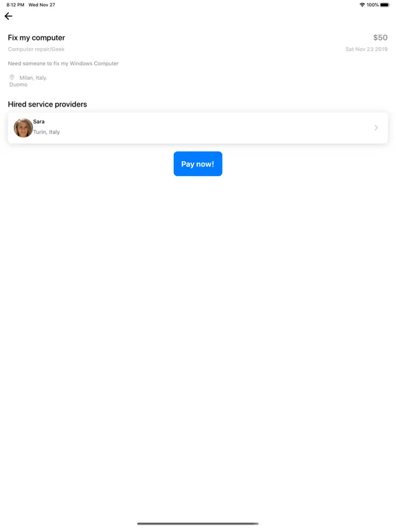 GoNGet Users iPad  স্ক্রিনশট