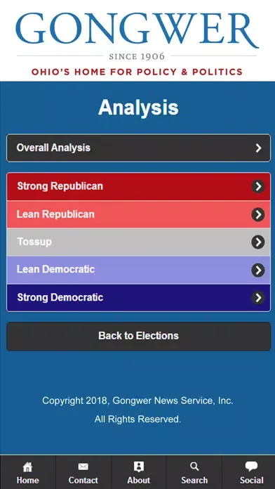 Capturas de tela do 2020 Ohio Elections