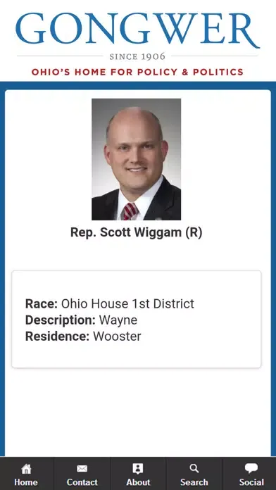 Capturas de tela do 2020 Ohio Elections