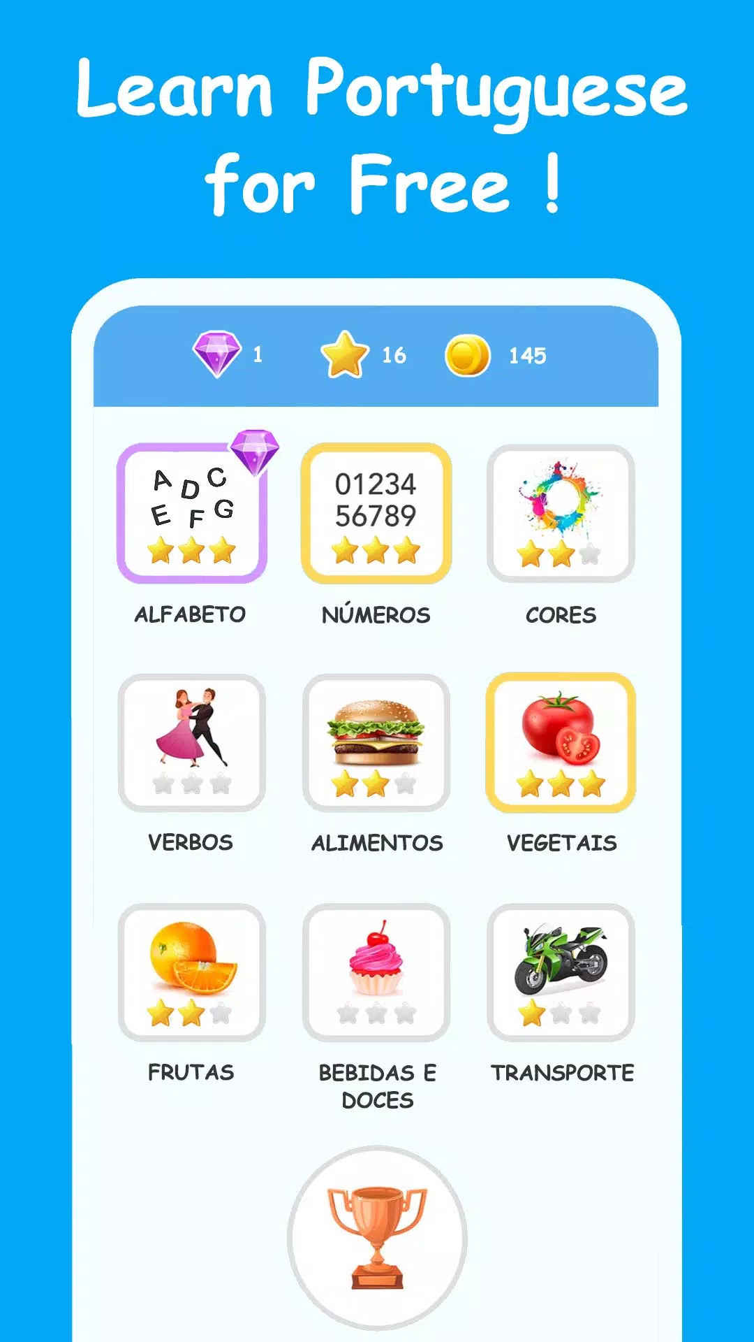 Learn Portuguese for beginners Screenshots