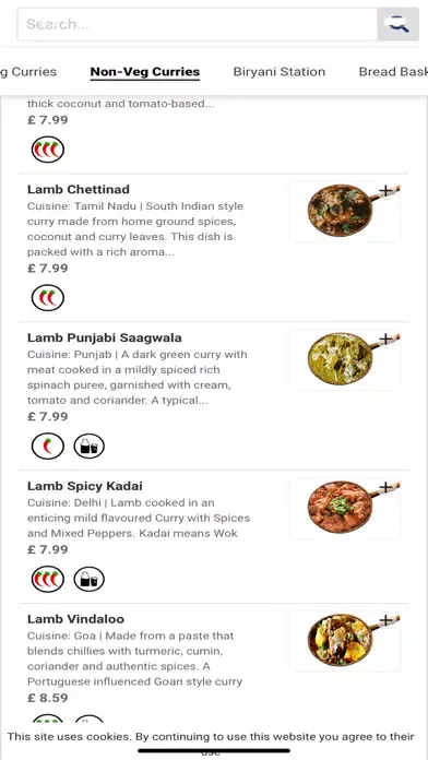 Capturas de tela do Indian Aroma UK