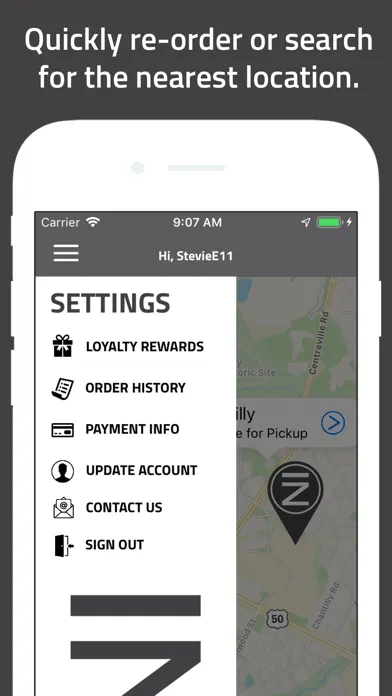 Captures d'écran de CAFEIN - Mobile Ordering