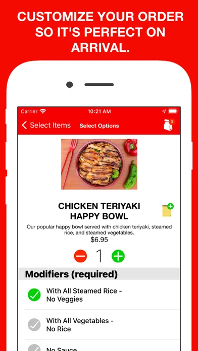 Happy Teriyaki - Ordering سکرین شاٹس