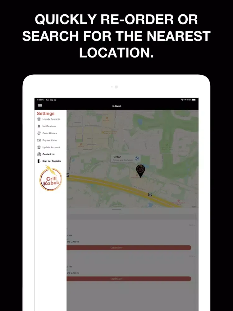 Screenshot di Grill Kabob - Mobile Ordering iPad 