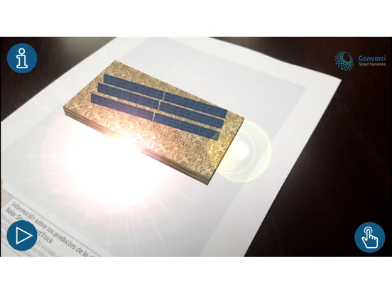 Скриншоты Gonvarri Augmented Reality iPad 